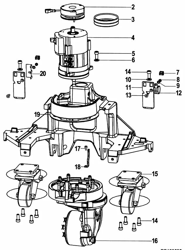 Catálogo de Peças Yale MP18 MP20 MP20L MP22 E842 — página interna 1