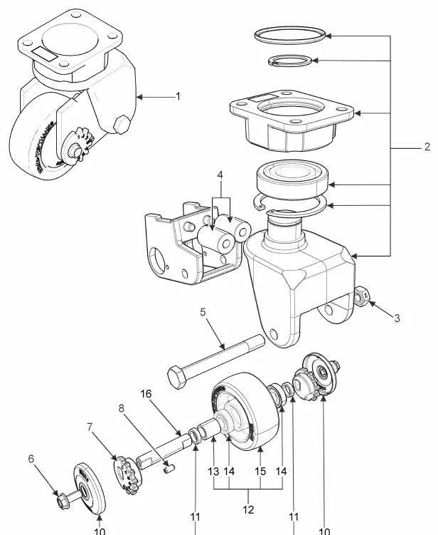 Catálogo de Peças Yale MP20DL A473 — página interna 2