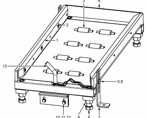 Catálogo de Peças Yale MP20X FBW Fixed série D843 — página interna 4
