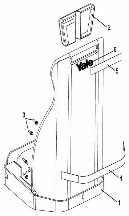 Catálogo de Peças Yale MP20XV A979 — página interna 3