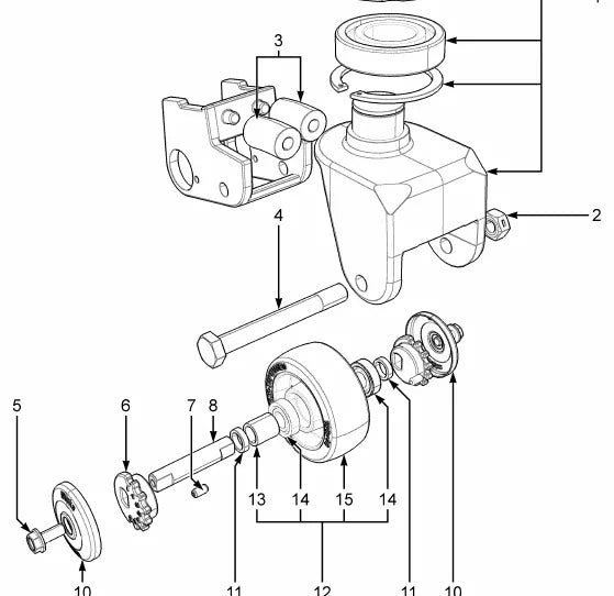 Catálogo de Peças Yale MP22-BR A252 — página interna 1