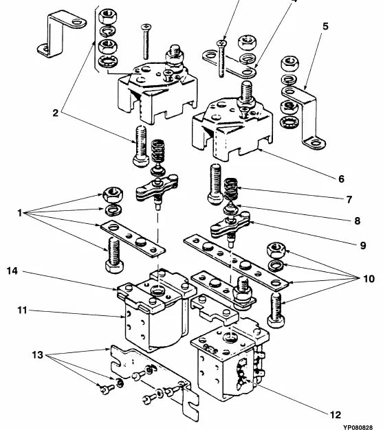 Catálogo de Peças Yale MPB040AC A827 — página interna 1