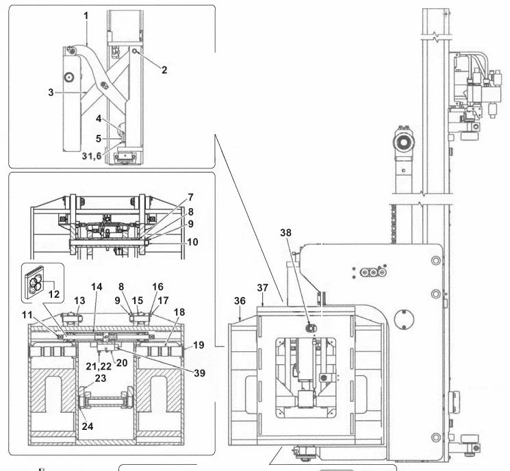 Catálogo de Peças Yale MTC10 MTC13 MTC13LWB B868 — página interna 4