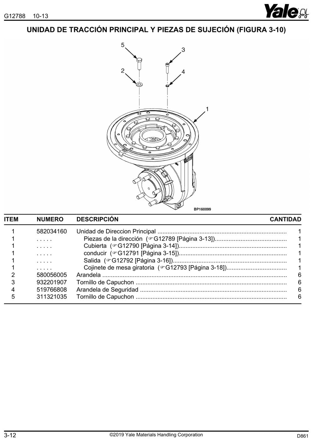 Yale NDR035EB-NR045EB (D861) — página 1