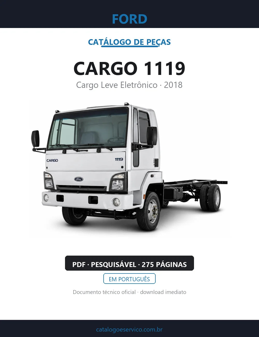 Catálogo de Peças Ford Cargo 1119 — capa