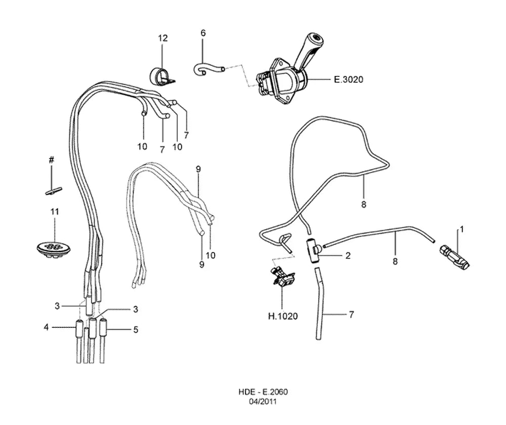 Catálogo de Peças Ford Cargo 1722 4x2 — vista explodida 4