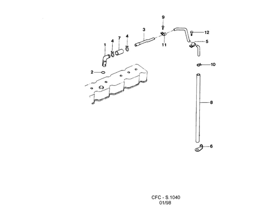 Catálogo de Peças Ford Cargo 2422 e 2622 — vista explodida 1