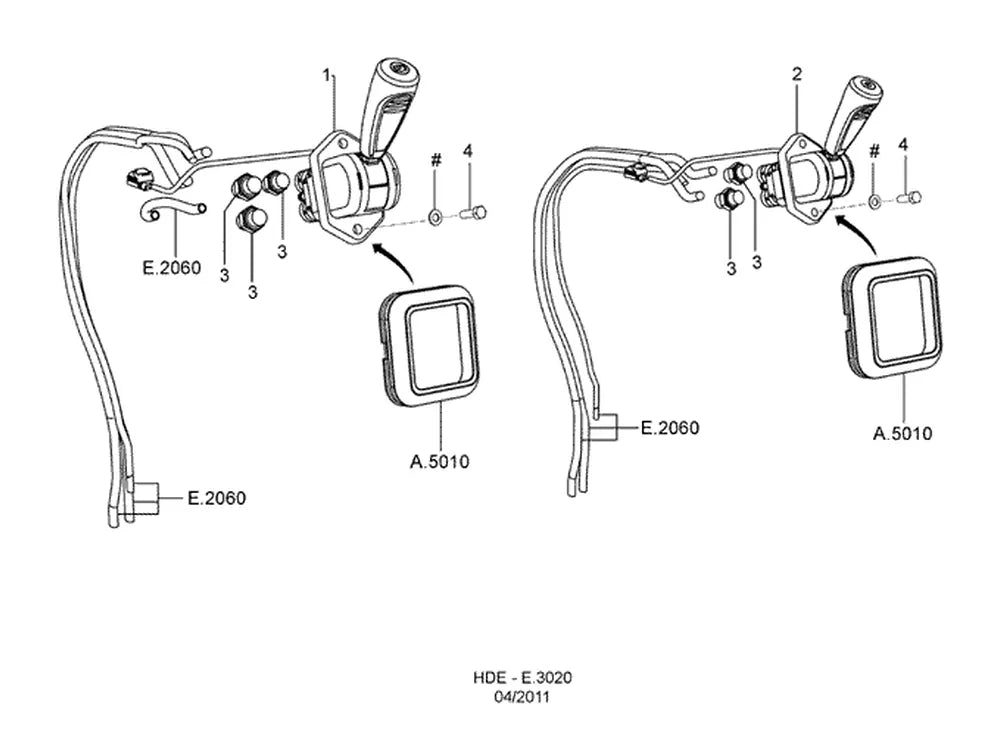 Catálogo de Peças Ford Cargo 2422 6x2 — vista explodida 3