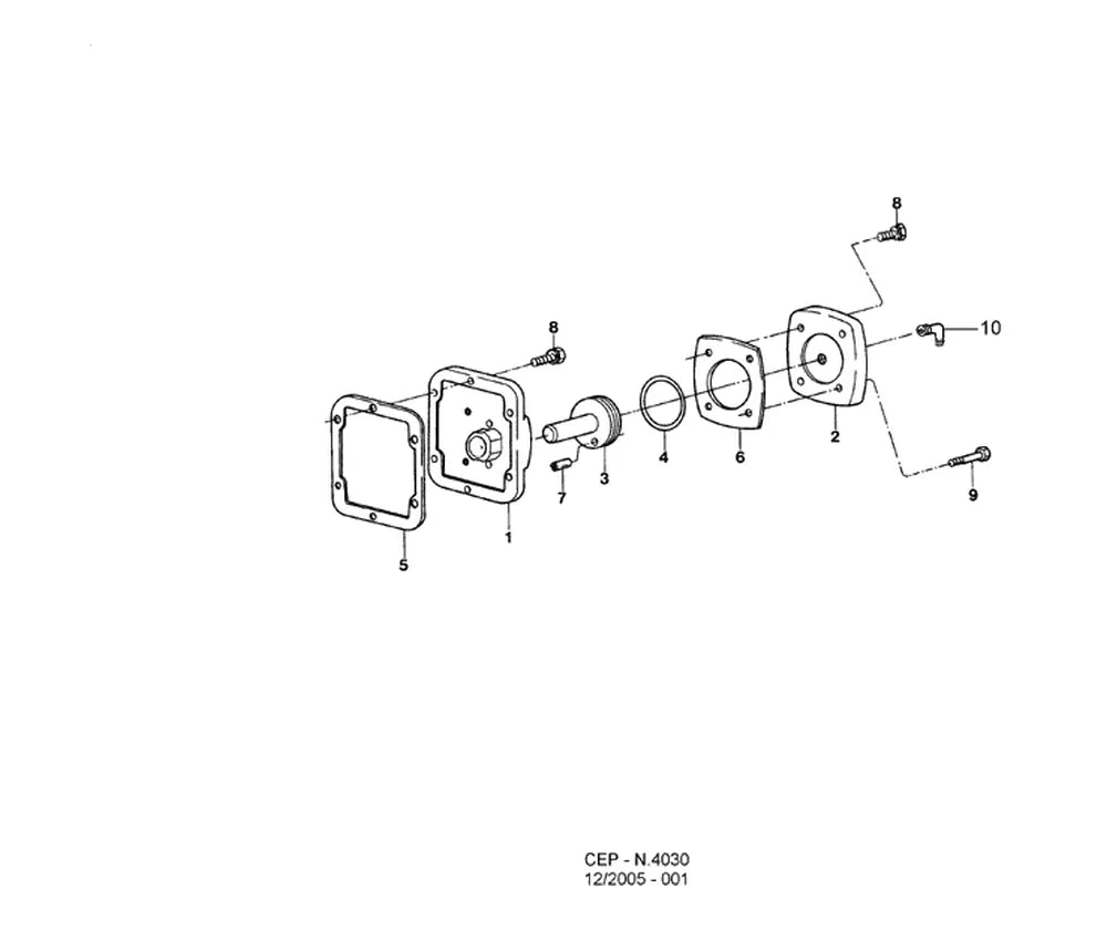 Catálogo de Peças Ford Cargo 2428E 6x2 — vista explodida 3