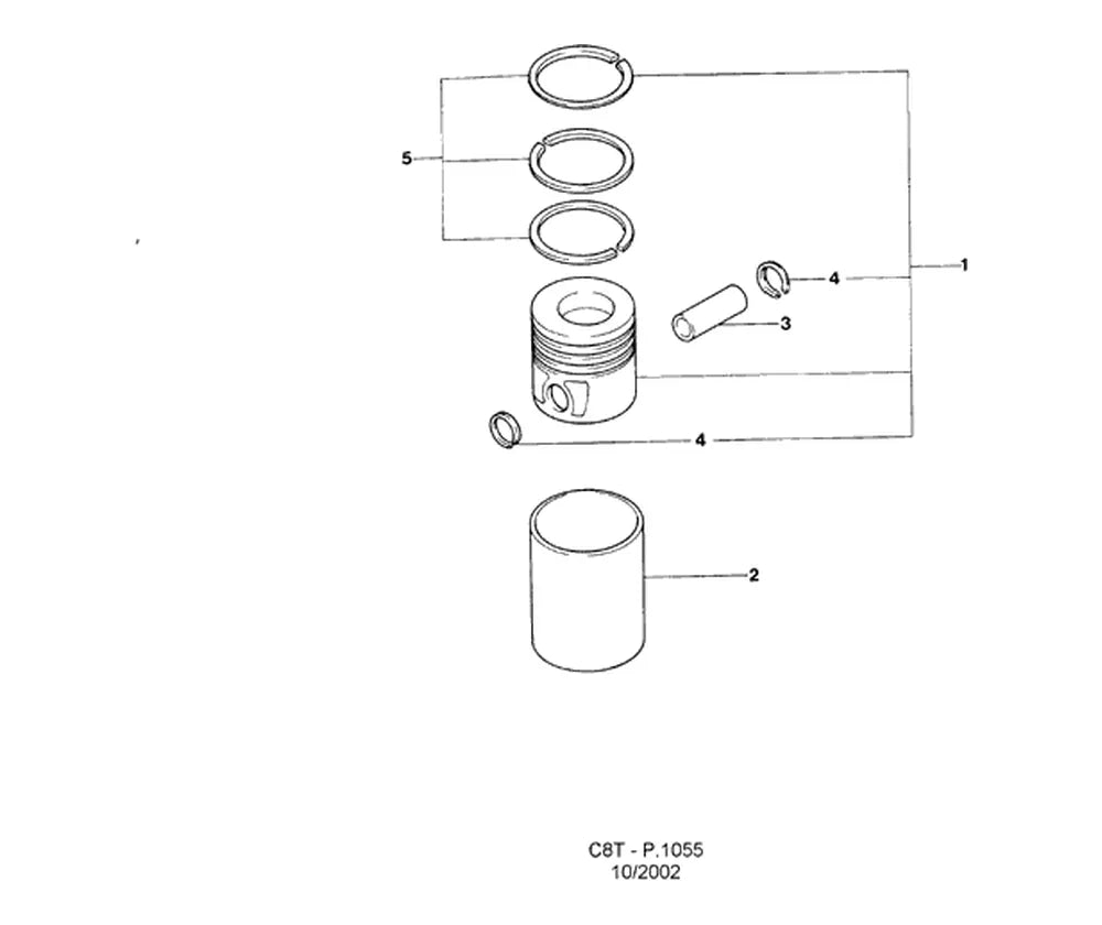 Catálogo de Peças Ford Cargo 712 — vista explodida 1