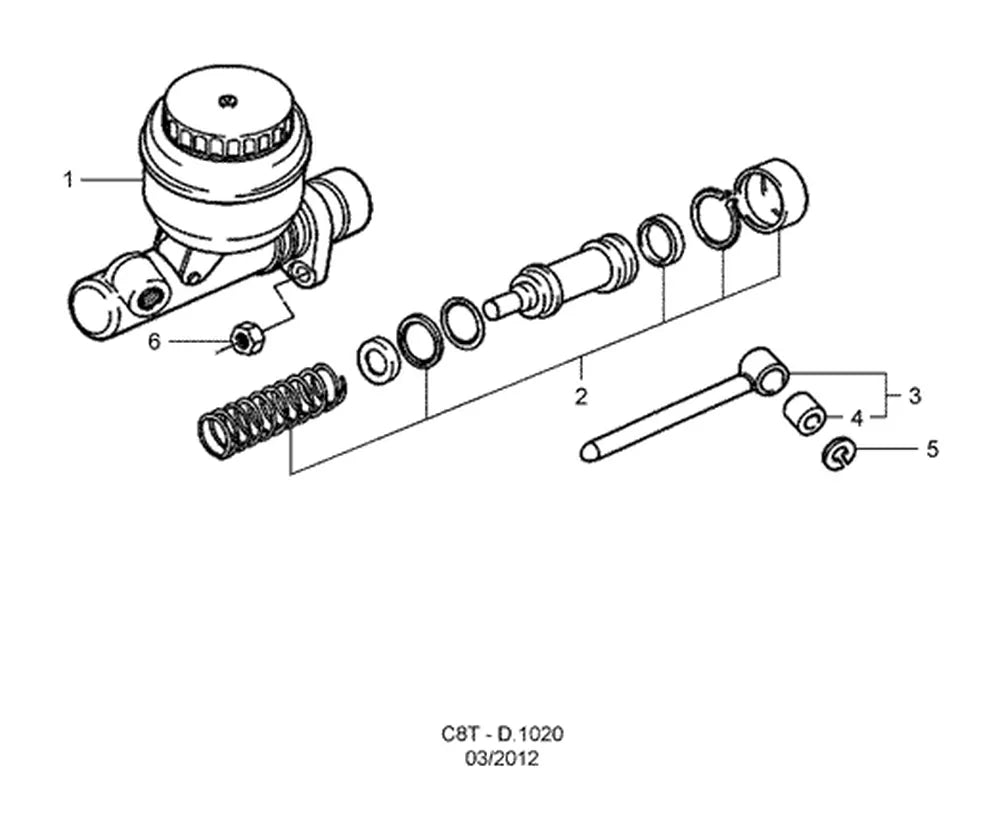 Catálogo de Peças Ford Cargo 814 e 815 — vista explodida 2