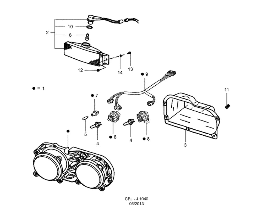Catálogo de Peças Ford Cargo 816 — vista explodida 4