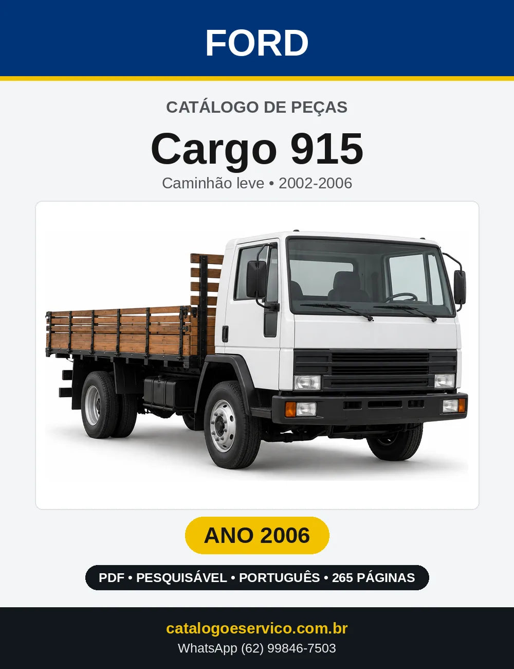 Catálogo de Peças Ford Cargo 915 2006 — 265 páginas