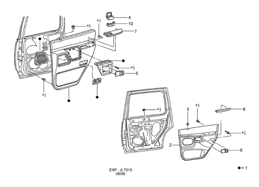 Catálogo de Peças Ford Explorer — vista explodida 4