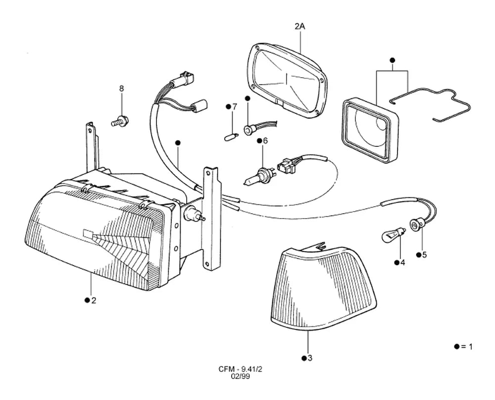 Catálogo de Peças Ford F-12000 — vista explodida 4