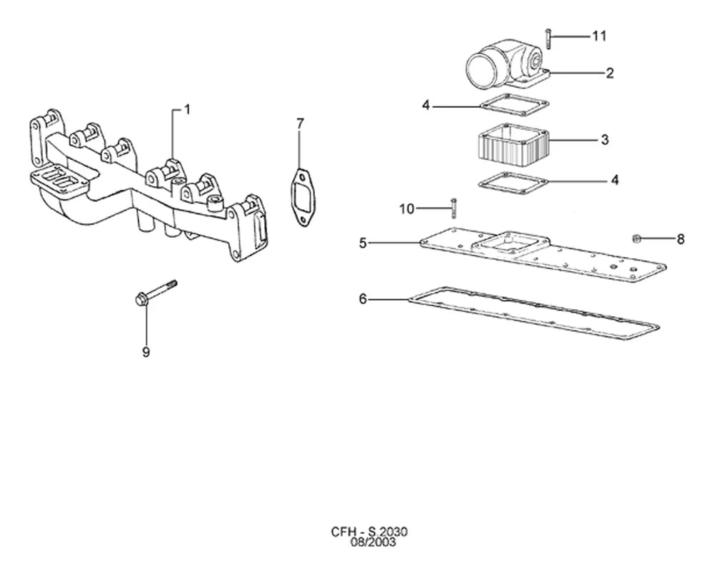 Catálogo de Peças Ford F-16000 — vista explodida 1
