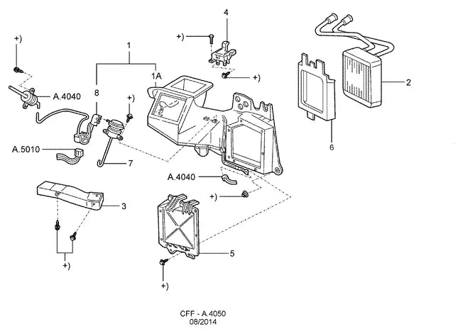 Catálogo de Peças Ford F-350 — vista explodida 1