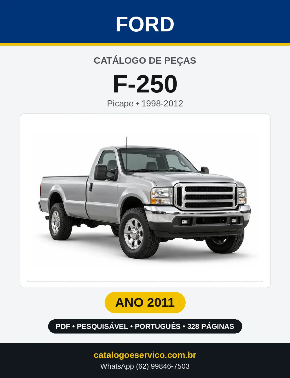 Catálogo de Peças Ford F-250 2011 — 328 páginas