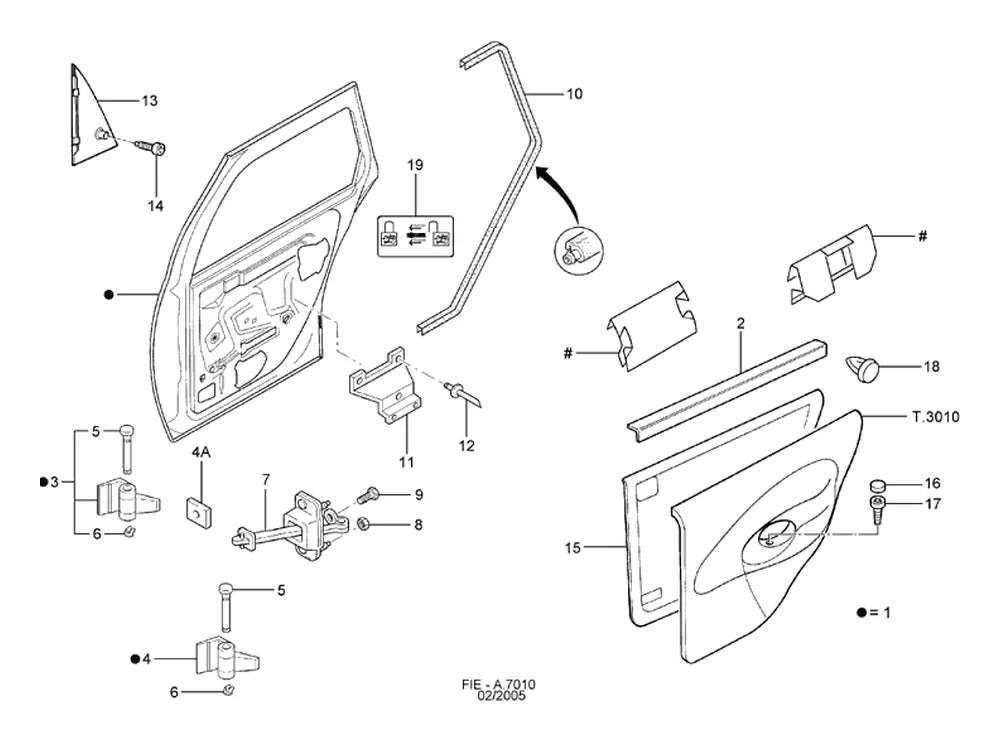 Catálogo de Peças Ford Fiesta — vista explodida 4