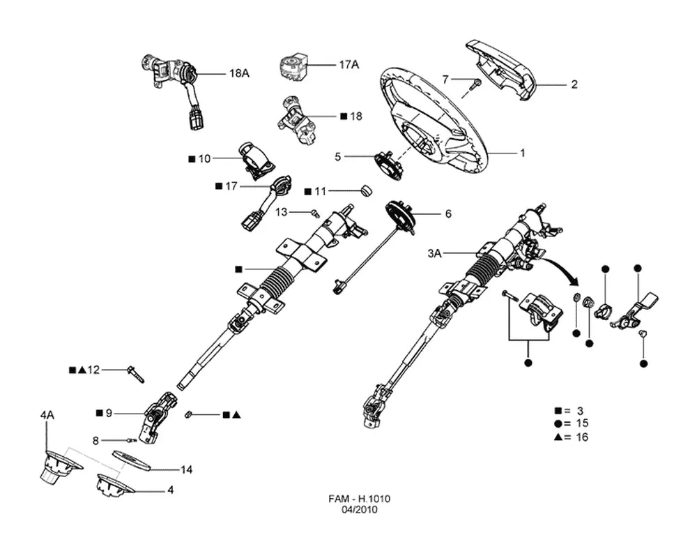 Catálogo de Peças Ford Fiesta Rocam — vista explodida 3