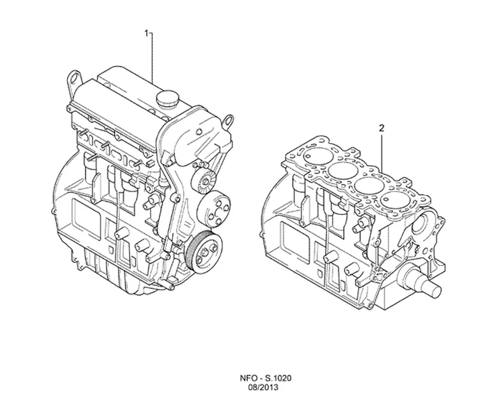 Catálogo de Peças Ford Focus — vista explodida 1