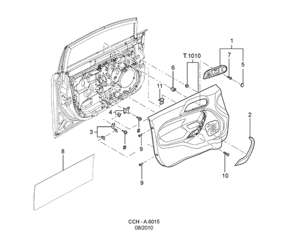 Catálogo de Peças Ford New Fiesta — vista explodida 4