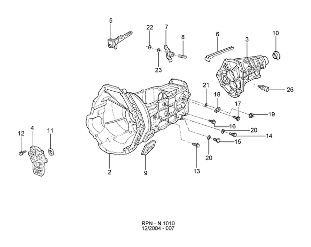 Catálogo de Peças Ford Ranger — vista explodida 2
