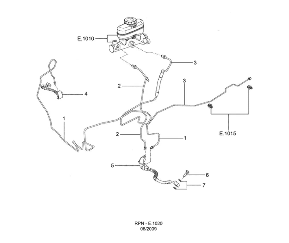 Catálogo de Peças Ford Ranger — vista explodida 3