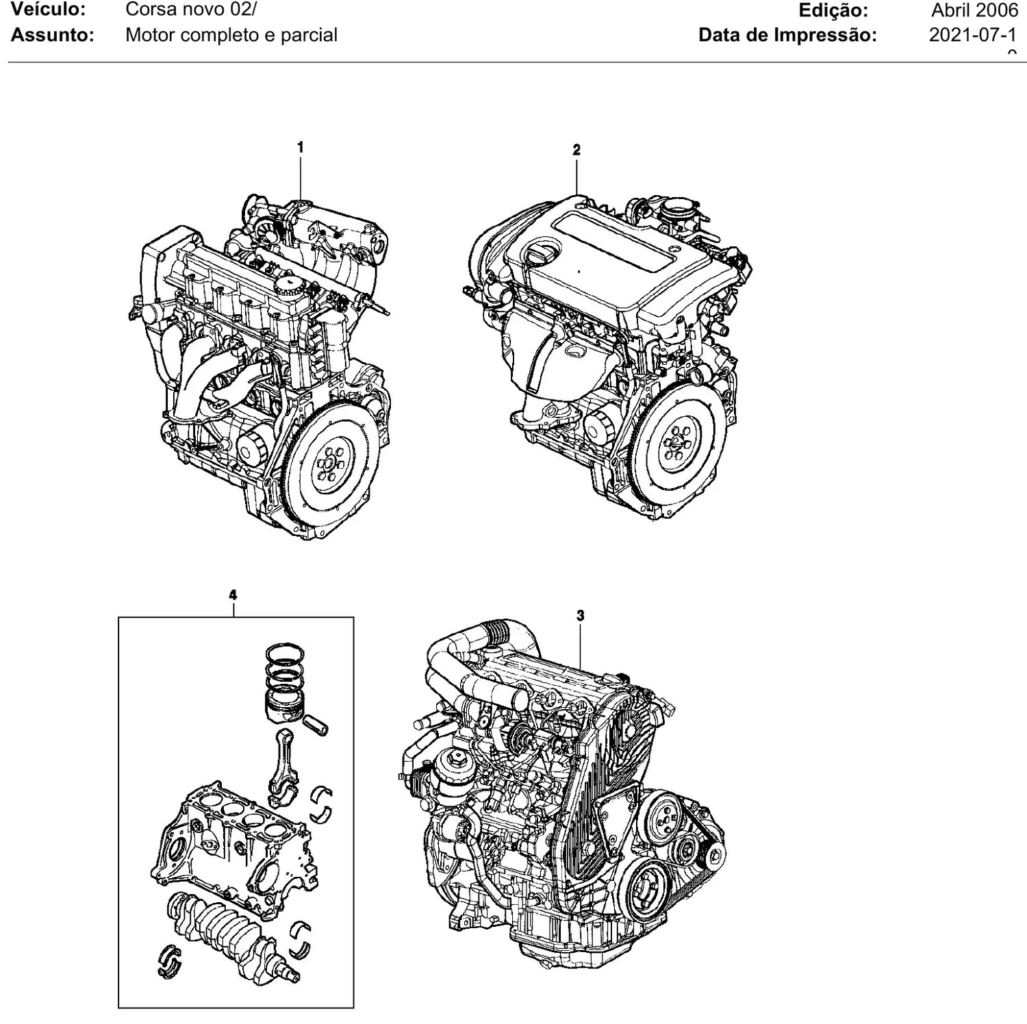 Catálogo de Peças Chevrolet Meriva 2002-2006 — vista explodida 2 (pág. 1 do PDF)