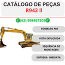 Catálogo de peças para escavadeira Liebherr R942 LI com diagramas explodidos