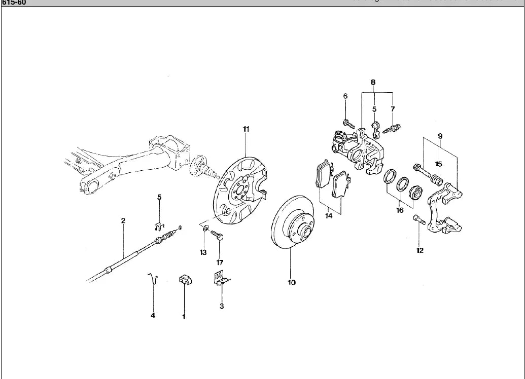 Vista explodida 2 — Catálogo de Peças Volkswagen Golf Mk3 1.8 e 2.0