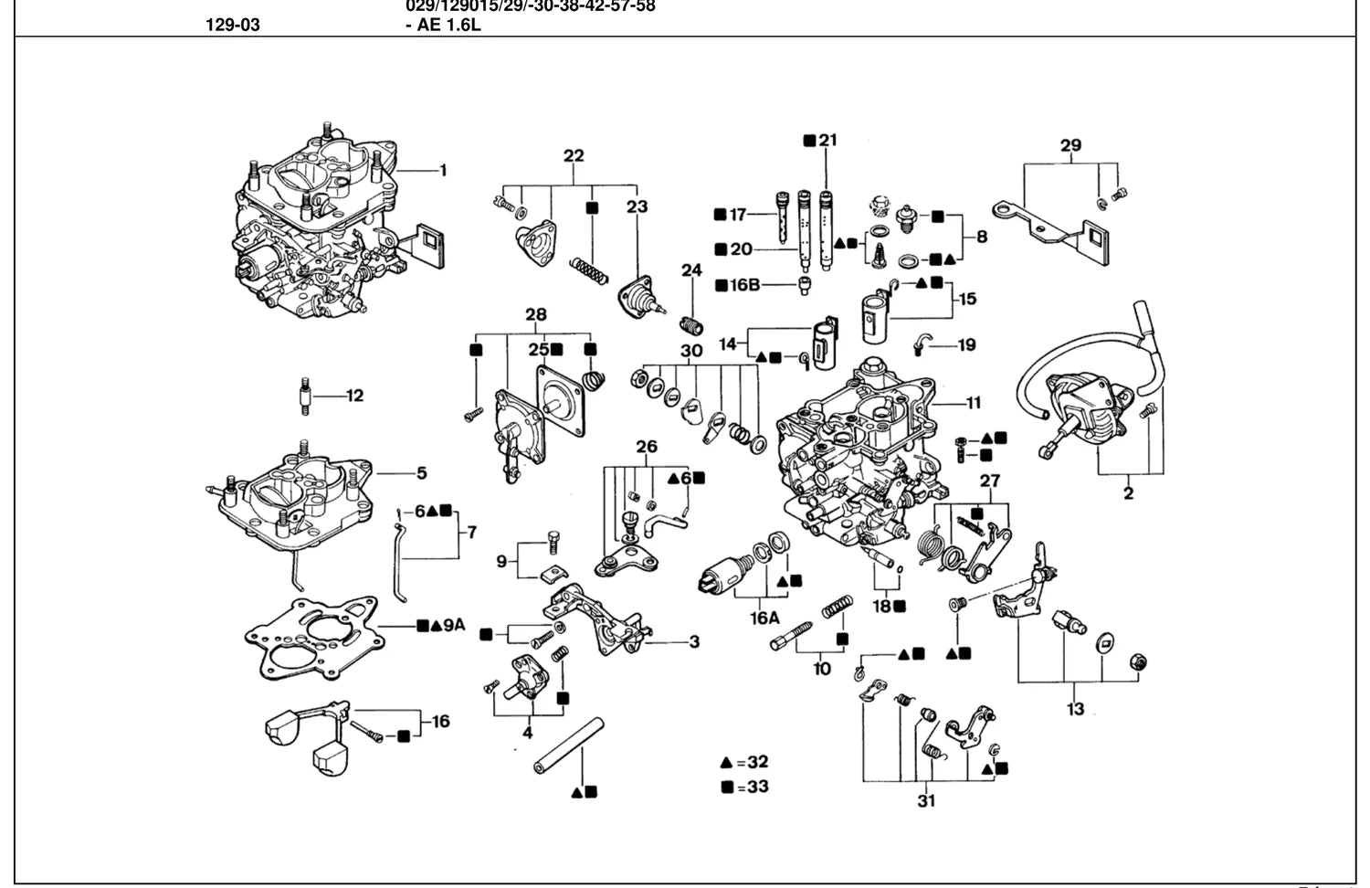 Catálogo de Peças Volkswagen Saveiro quadrada (1982-1997) — vista explodida 2 (pág. 305 do PDF)