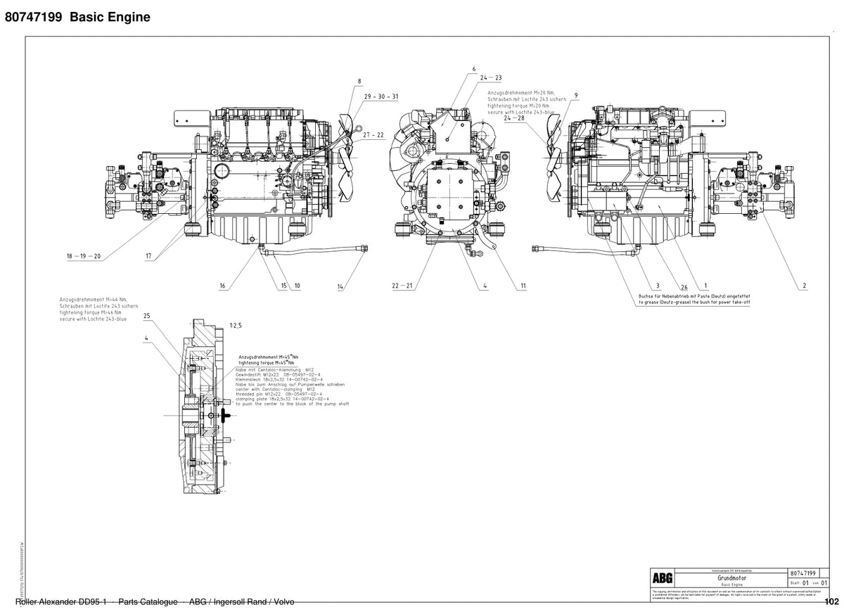 Volvo DD95-1 — vista explodida 2