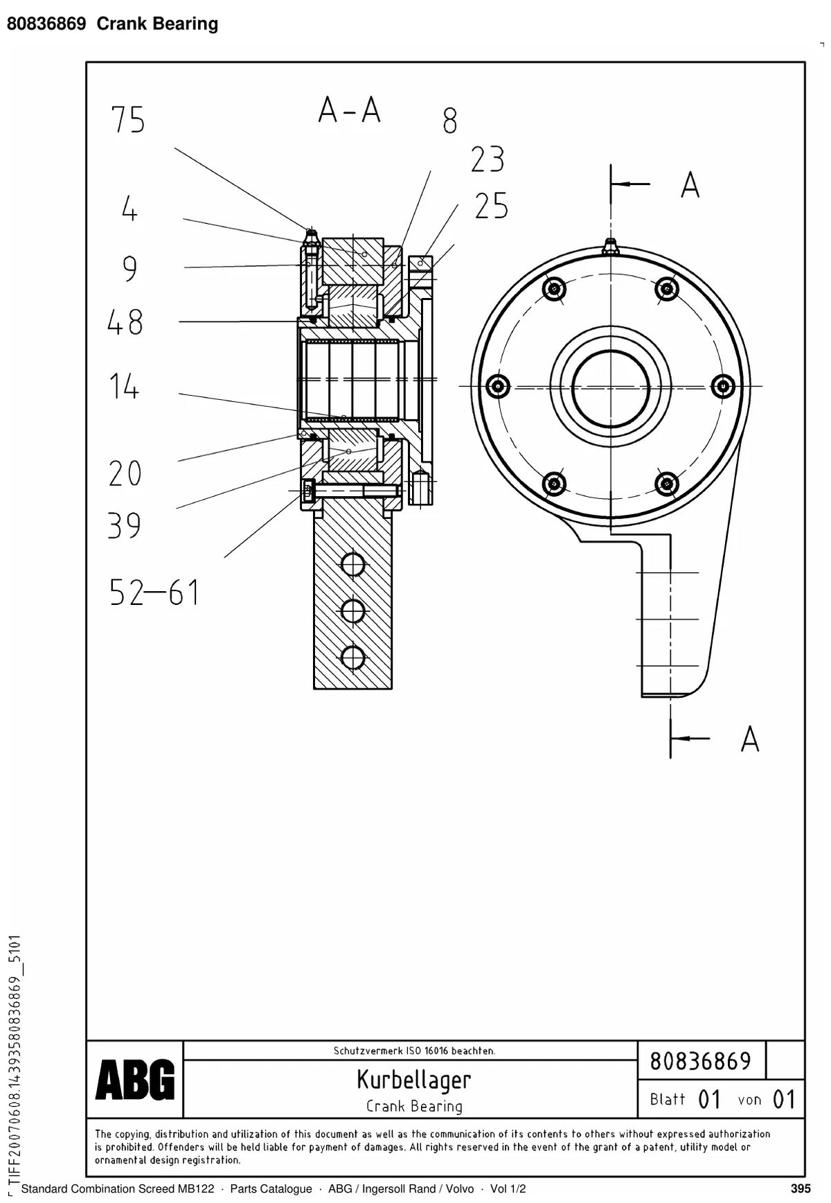 ABG MB122 Ingersoll Rand — vista explodida 2