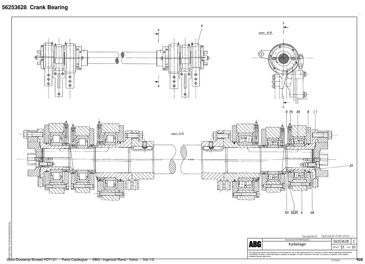 ABG VDT121 Ingersoll Rand — vista explodida 2