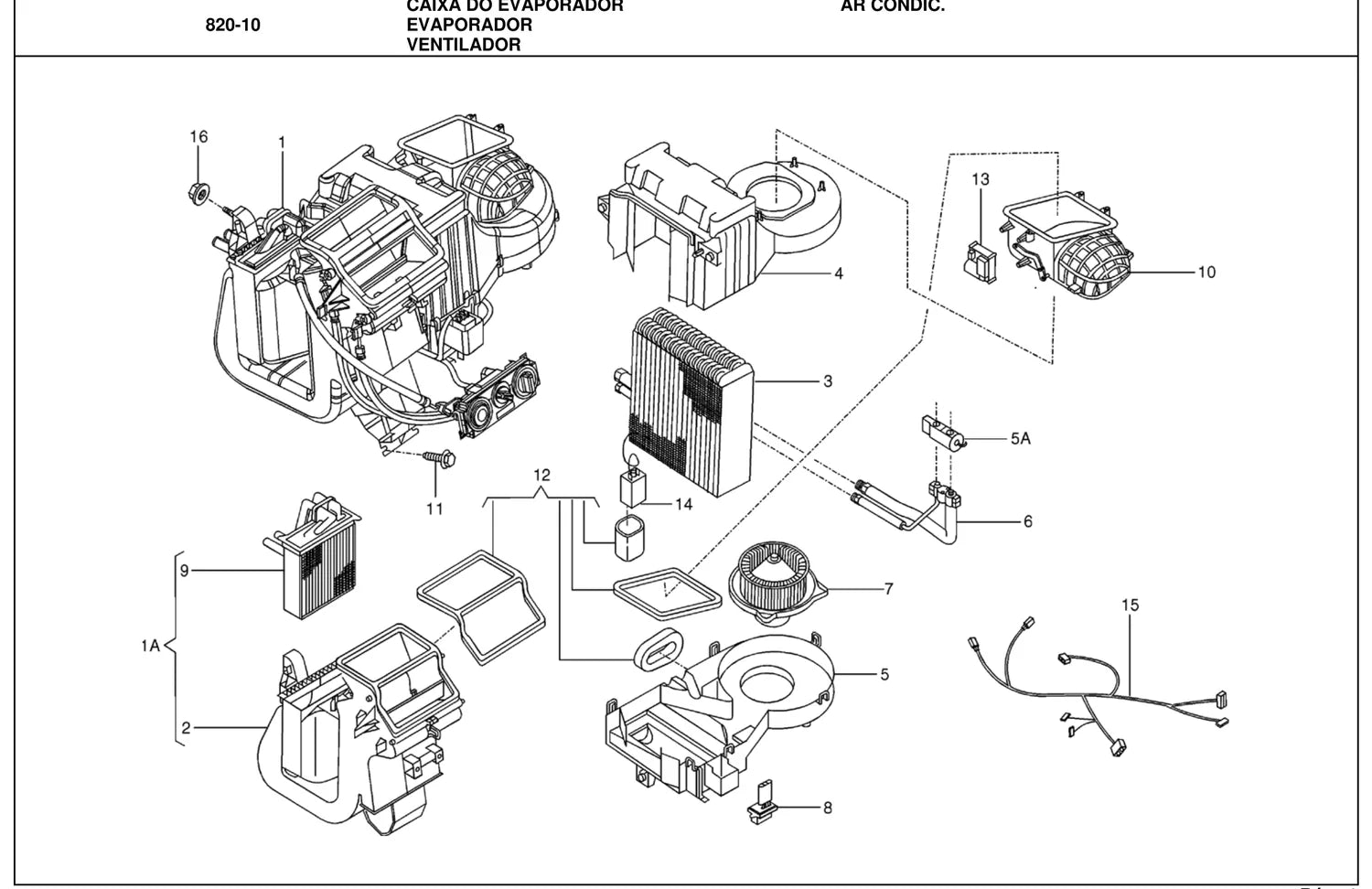 Catálogo de Peças Volkswagen Gol G4 Trend, Copa e Power (2005-2008) — vista explodida 2 (pág. 451 do PDF)