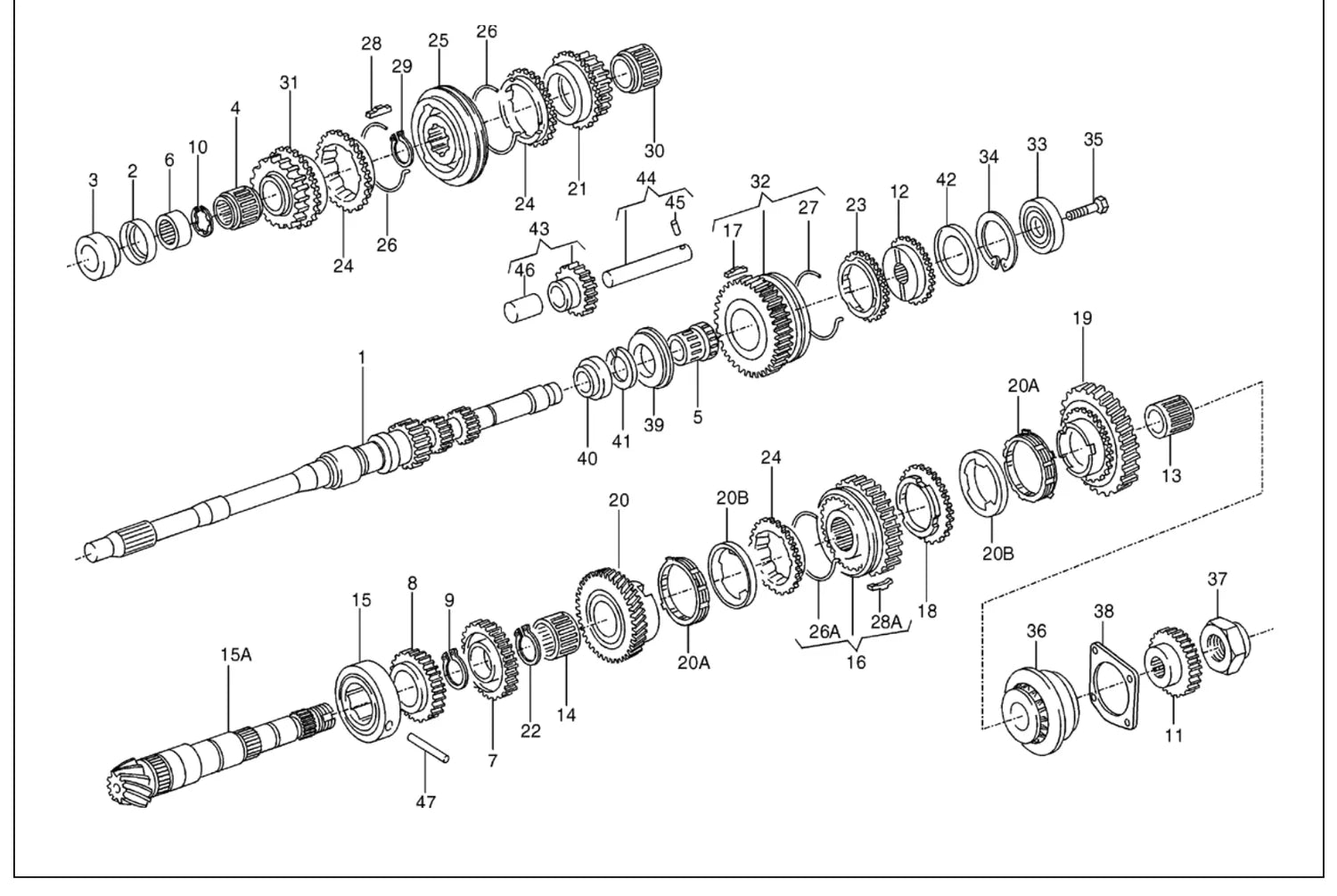 Catálogo de Peças Volkswagen Saveiro G3 (2002-2006) — vista explodida 3 (pág. 160 do PDF)