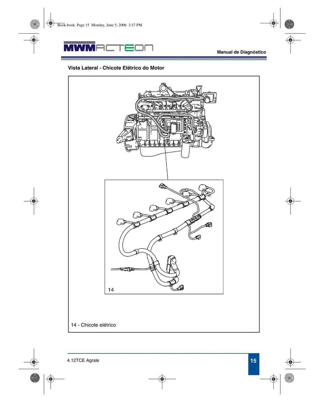 Manual de Diagnóstico Agrale Motor 4.12 TCE / ACTEON eletrônico - Motor - página 2