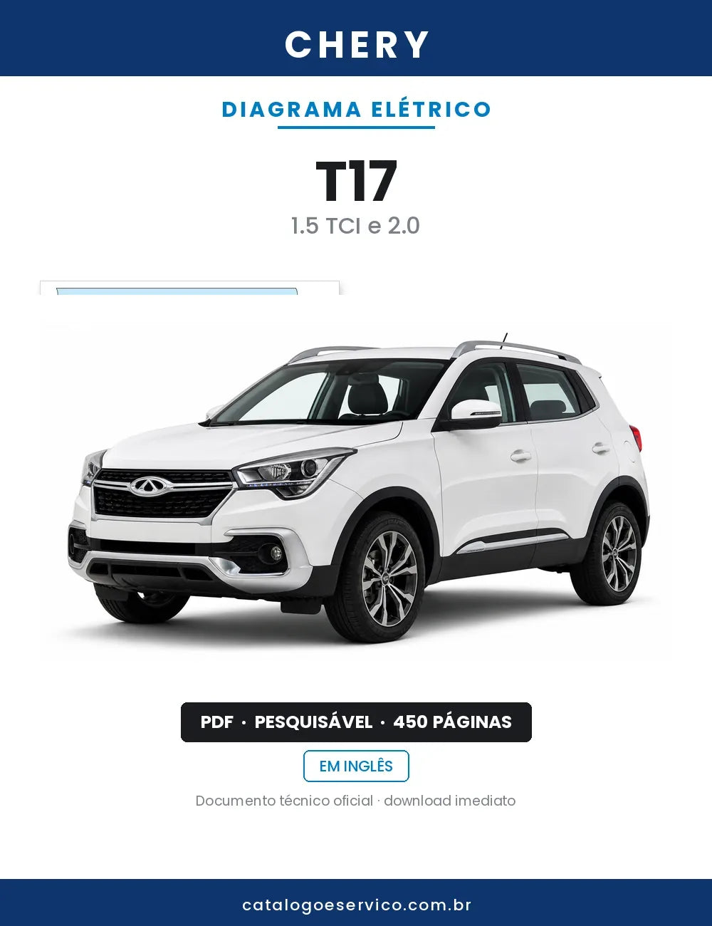 Diagrama Elétrico Chery T17 — capa