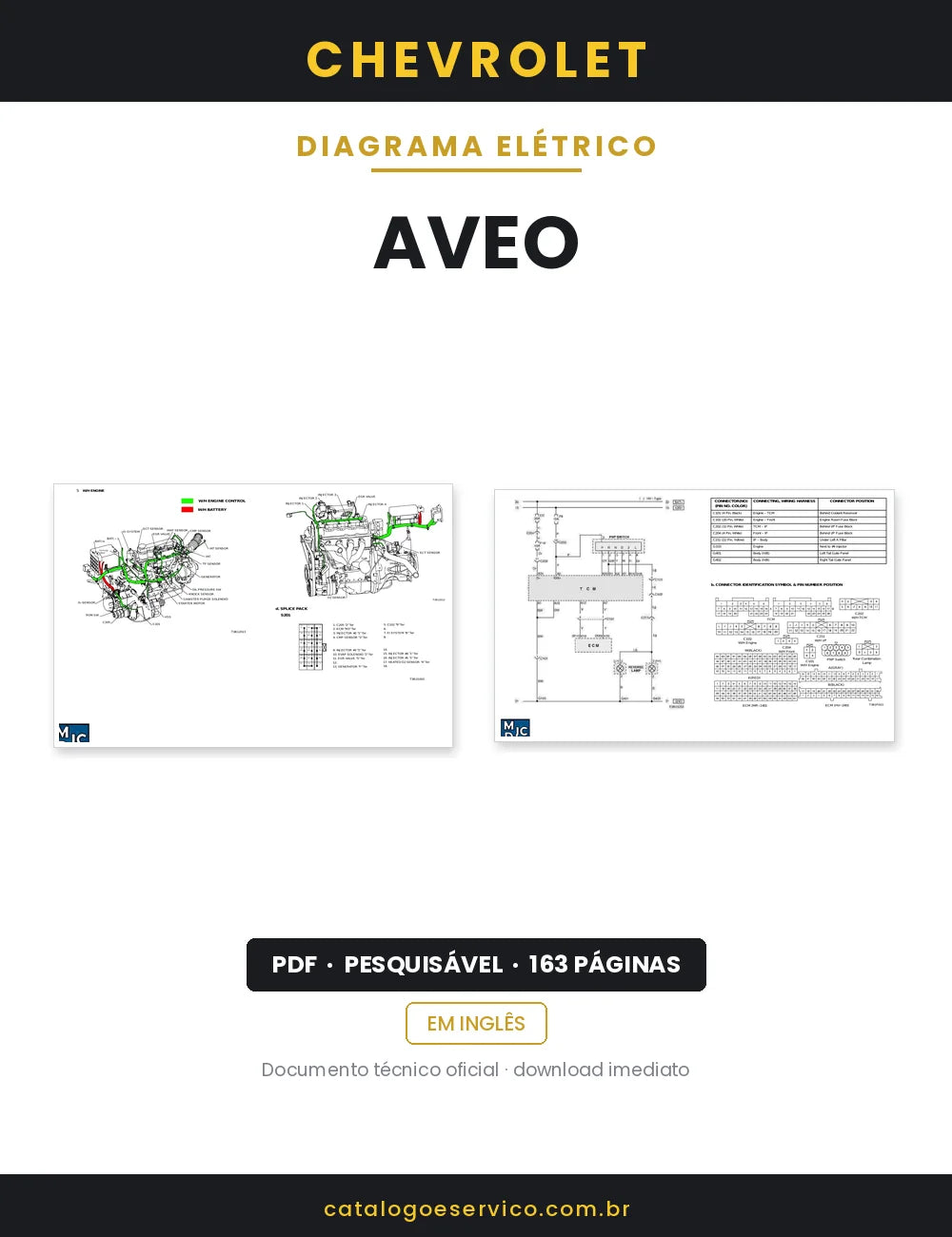 Diagrama Elétrico Chevrolet Aveo — capa