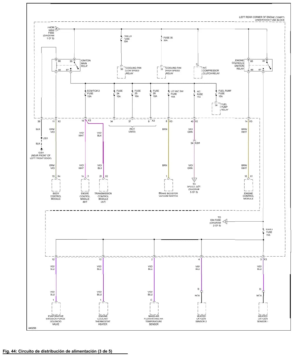 Diagrama Elétrico Chevrolet Beat — prancha de circuito 4