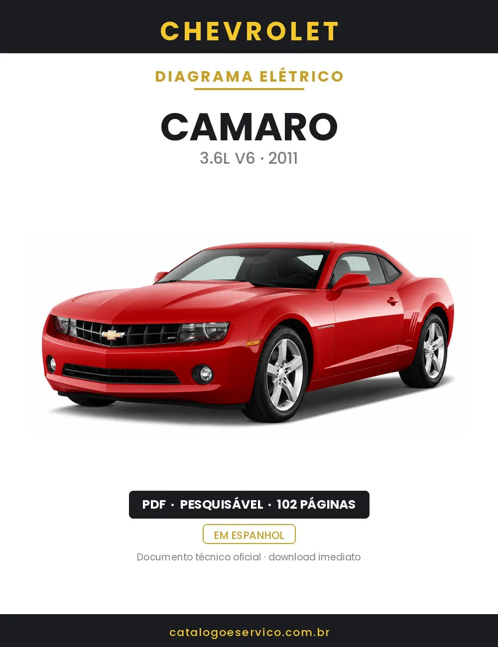 Diagrama Elétrico Chevrolet Camaro — capa