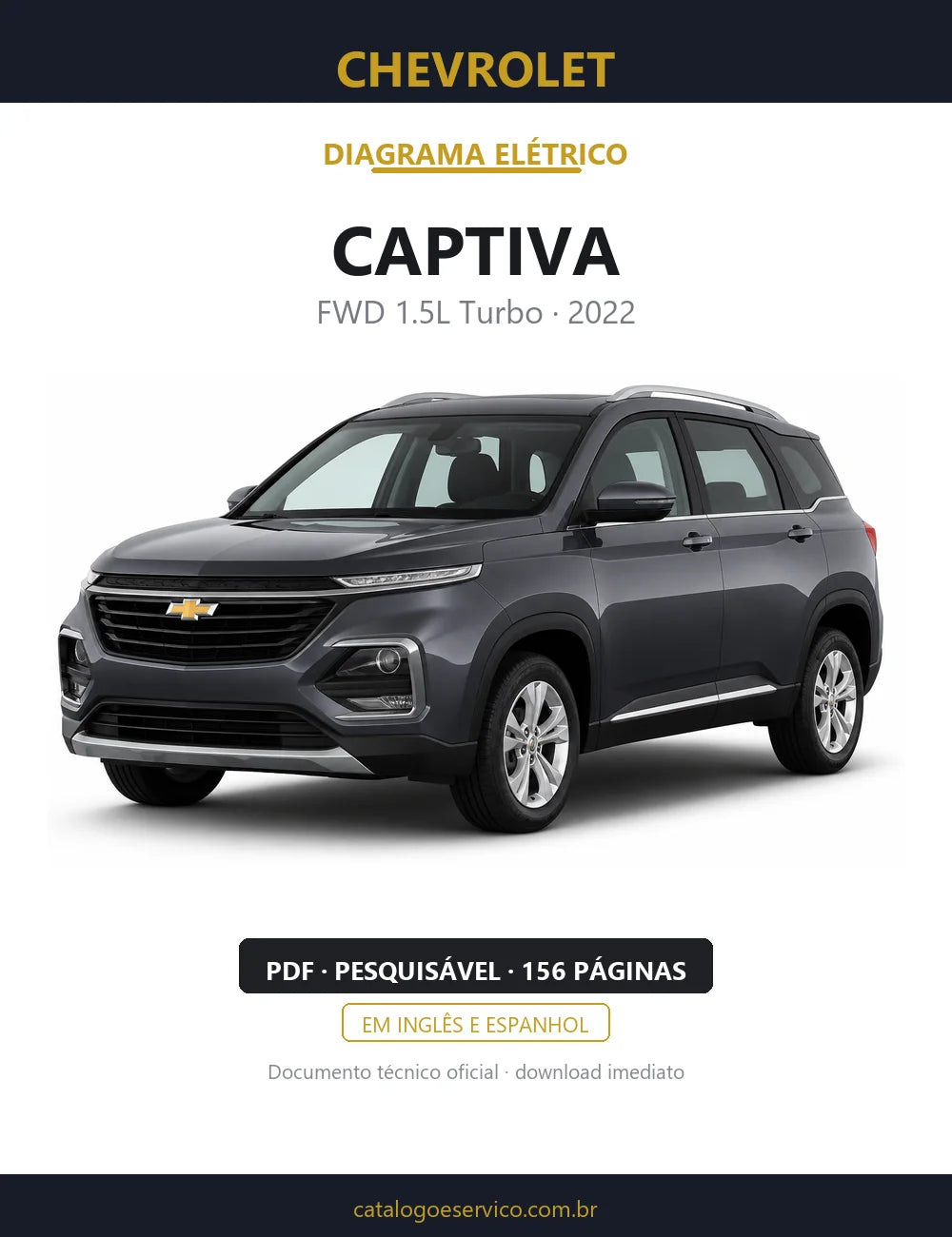 Diagrama Elétrico Chevrolet Captiva — capa