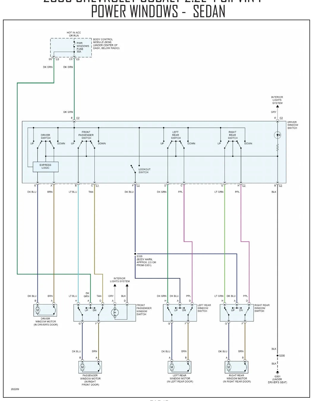 Diagrama Elétrico Chevrolet Cobalt — prancha de circuito 3