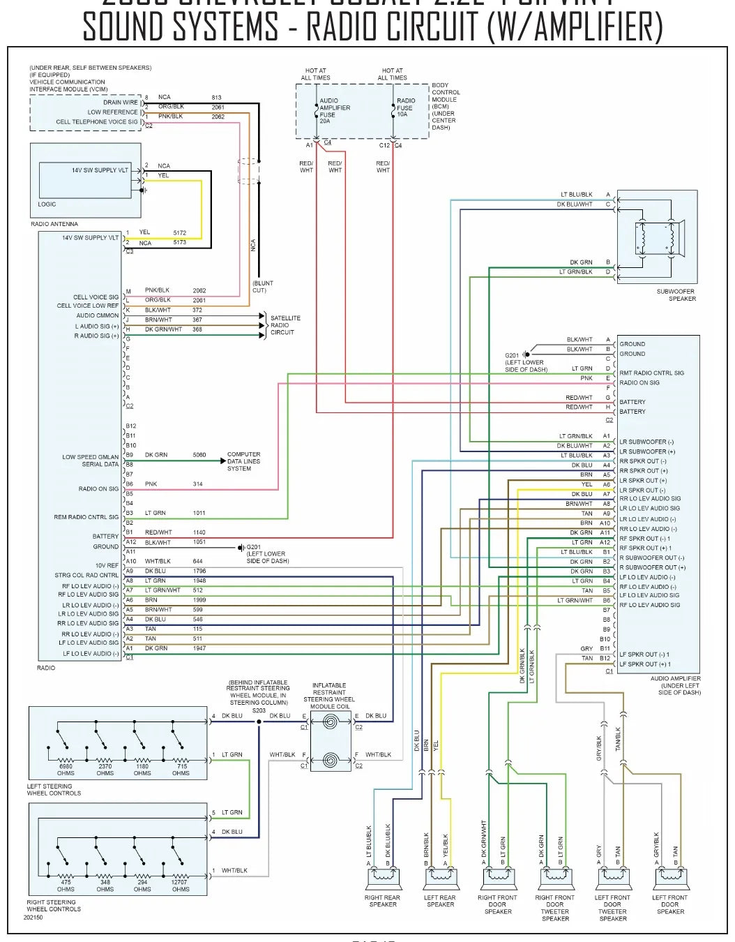 Diagrama Elétrico Chevrolet Cobalt — prancha de circuito 4