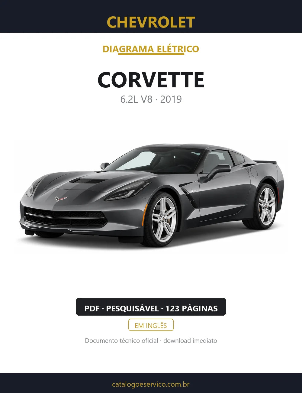 Diagrama Elétrico Chevrolet Corvette — capa