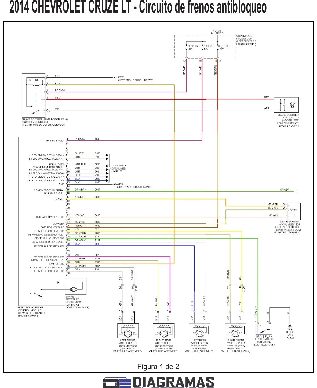 Diagrama Elétrico Chevrolet Cruze — prancha de circuito 4