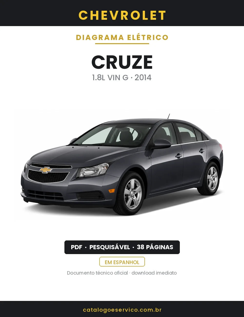 Diagrama Elétrico Chevrolet Cruze — capa