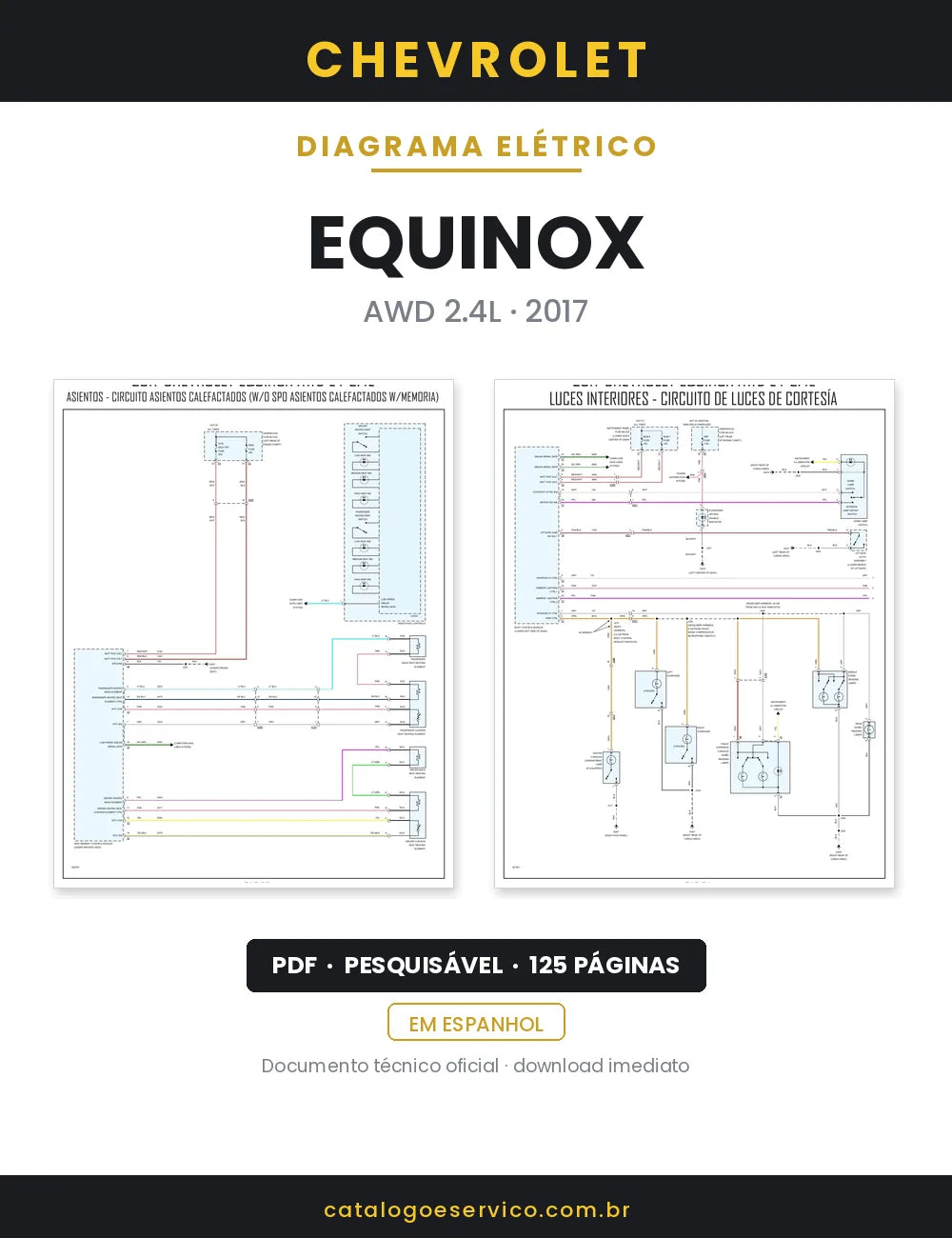 Diagrama Elétrico Chevrolet Equinox — capa