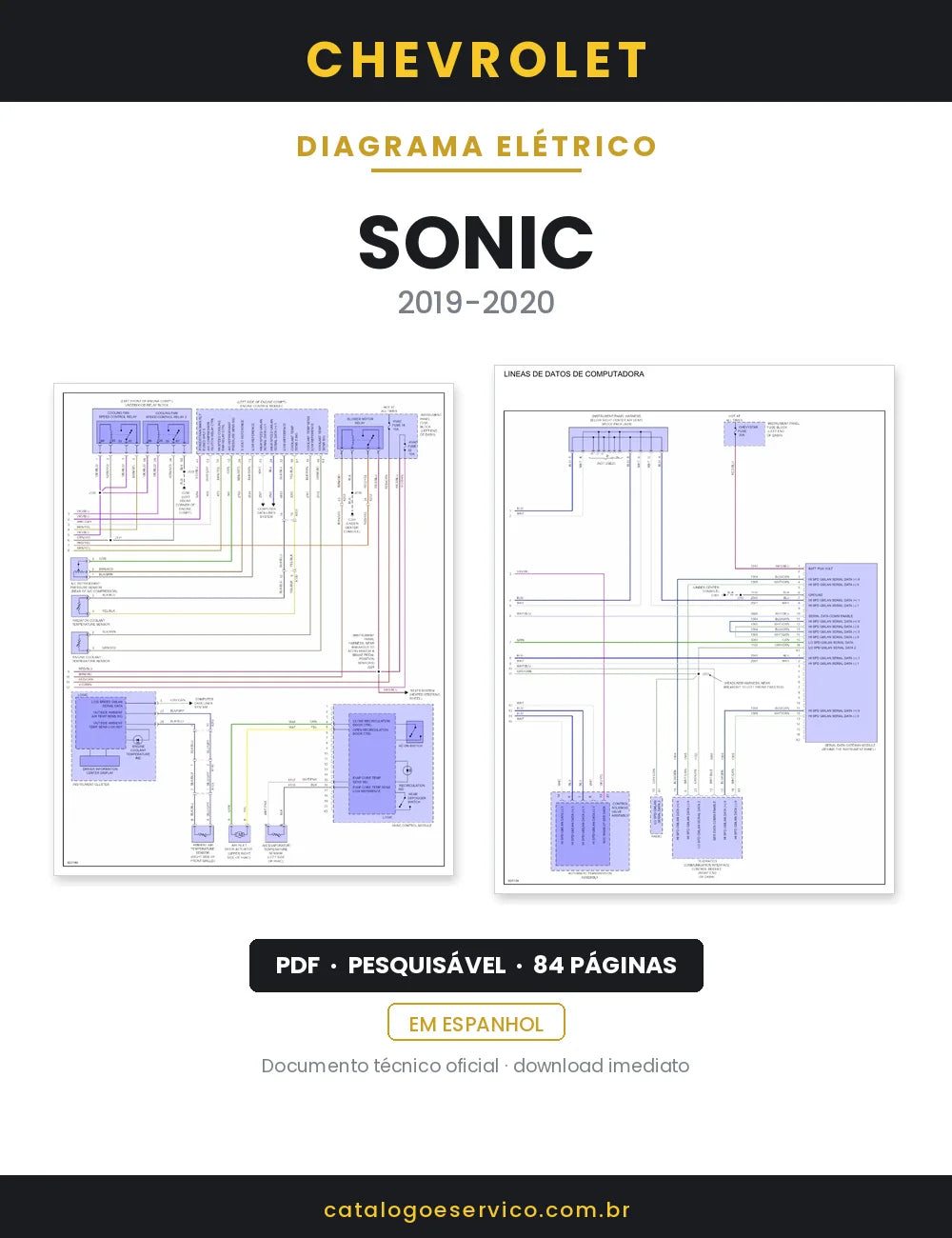 Diagrama Elétrico Chevrolet Sonic — capa